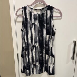 Sympli Monochrome Brushstroke Tank Top